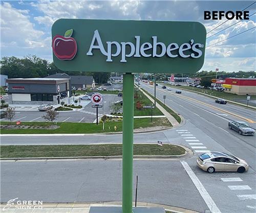 Applebee&#39;s (Brownsburg, IN): Custom Restaurant Pylon Refurbish