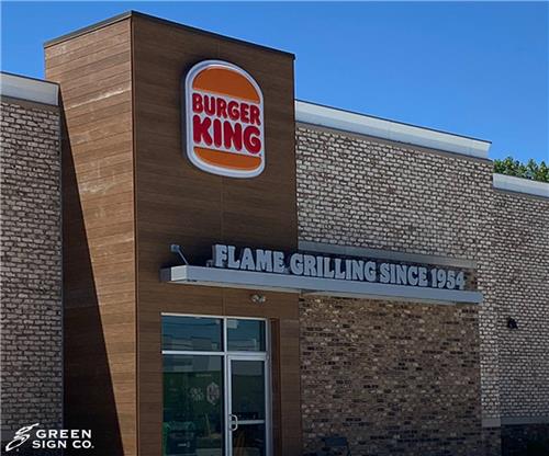 Burger King (Greenwood, IN): Custom Restaurant Channel Letters