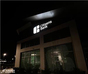 Citizens Bank: Custom Internally Illuminated Channel Letters