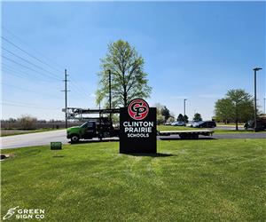 Clinton Prairie Schools: Custom School Signs