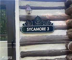 Columbus Youth Camp: Custom Cabin ID Signs