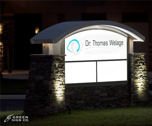 Dr. Tom Welage: Custom Multi Tenant Sign