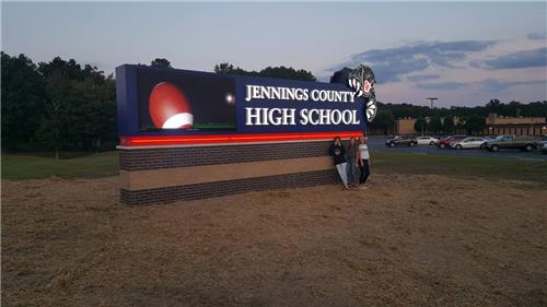GSC 600E 750 Sign Series Jennings County High School North Vernon IN