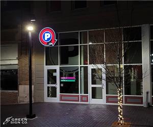 Genesis Property Development: Custom Flag Mount Sign -- Shelbyville, IN