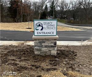 Legacy Living Florence Kentucky: Custom HDU Main ID & Entrance Signs
