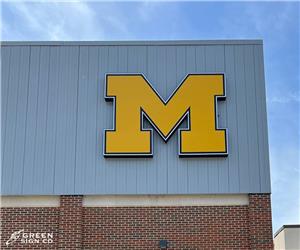 Morristown High School: Custom Internally Illuminated Channel Logo