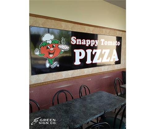 Snappy Tomato Pizza: Custom Vinyl Graphics