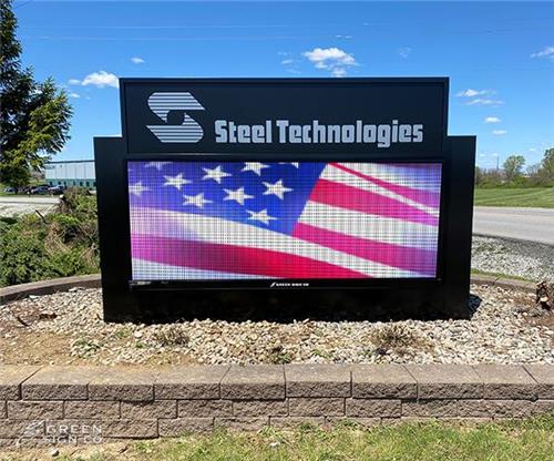 Steel Technologies - Custom Main ID with Electronic Message Center