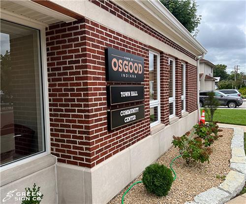 Town of Osgood, Indiana: Custom Exterior Building Signs